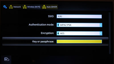 Portal WiFi Key Field