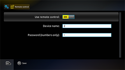 Mag 254 Remote Control Config Menu